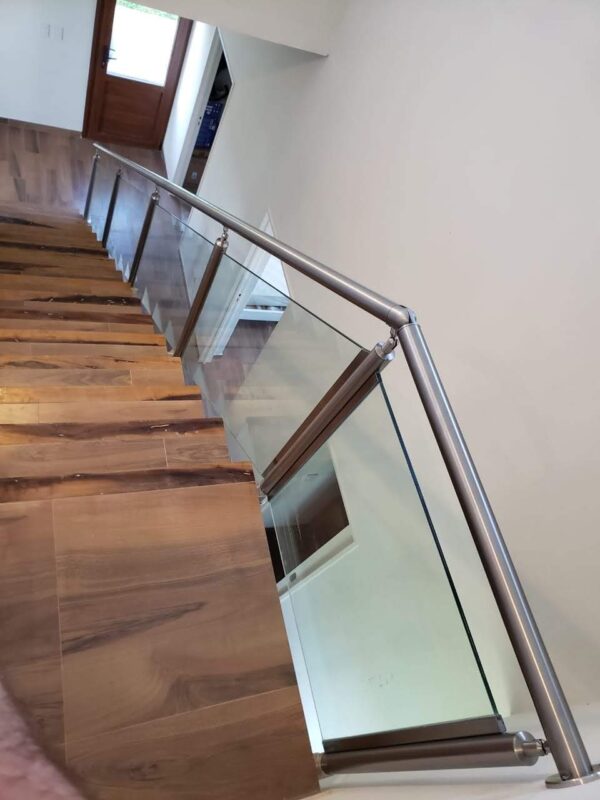 Baranda vidrio laminado de seguridad