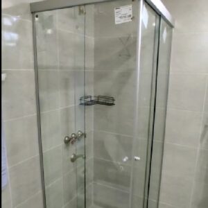 ESQUINERO BLINDEX CORREDIZO PERFIL ANODIZADO MATE 800x800X1900mm